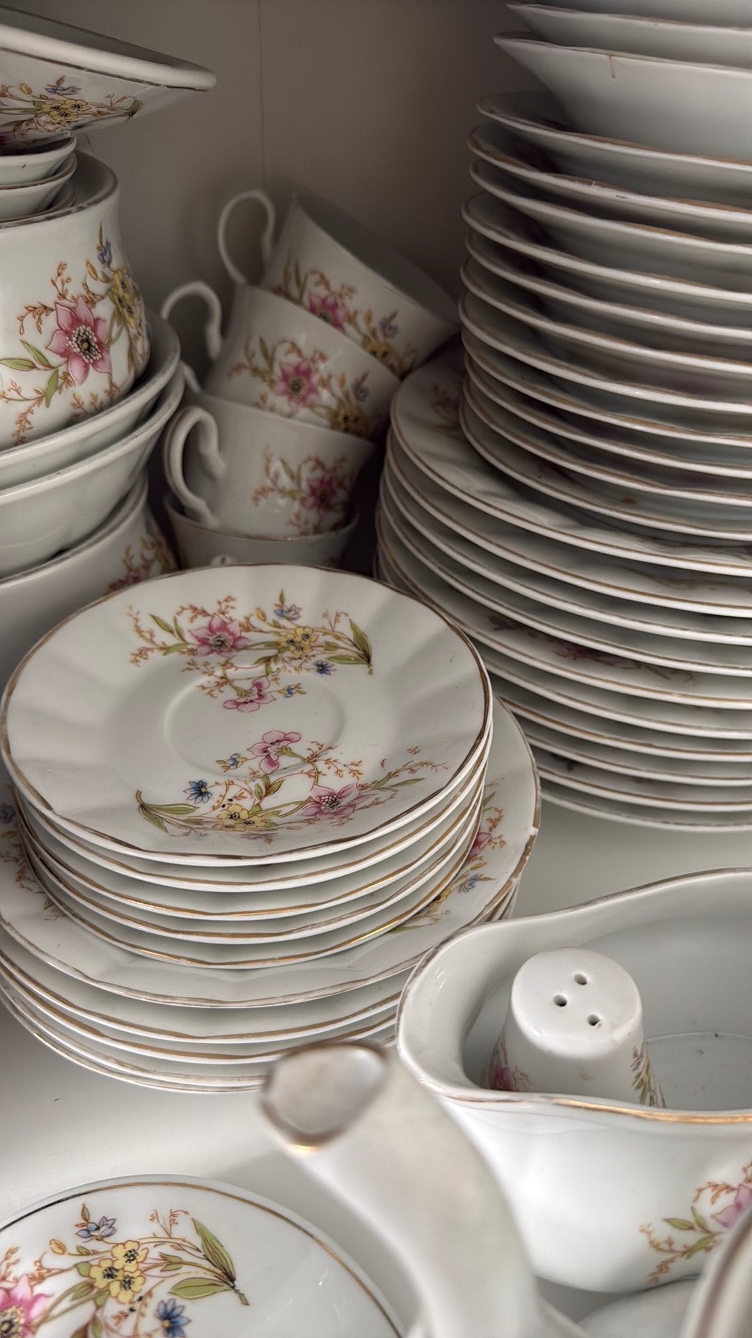 Servies set 12 personen, Antiek en Kunst, Antiek | Servies compleet, Ophalen