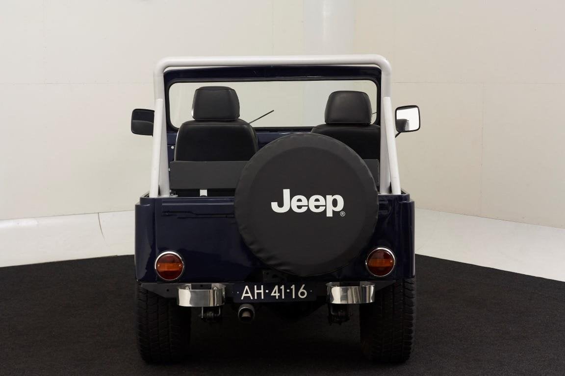 Jeep Nekaf Nieuwstaat/Belasting vrij, Auto's, Gebruikt, Blauw, Lederen bekleding, Leder