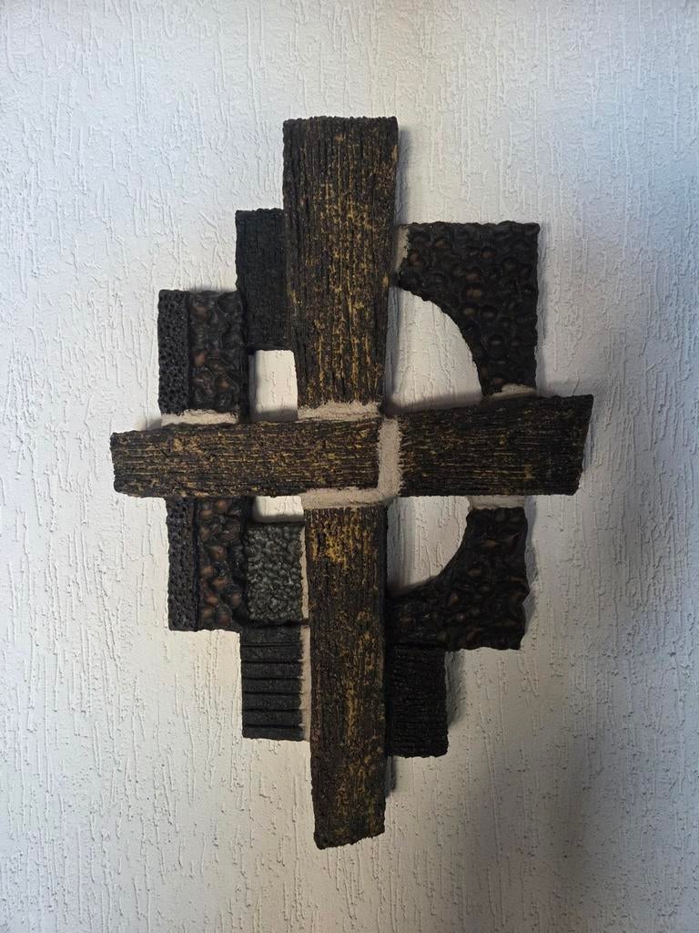 Keramiek kunstwerk ( wand ), Antiek en Kunst, Ophalen of Verzenden
