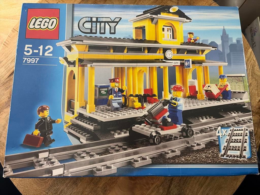 Lego City Treinstation 7997 - Compleet met doos, Ophalen, Zo goed als nieuw, Complete set, Lego