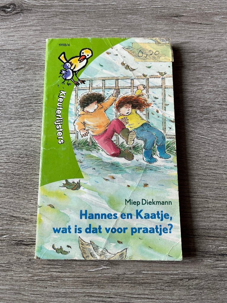 Boek Hannes en Kaatje, wat is dat voor praatje?, Ophalen of Verzenden, Gelezen, Miep Diekmann, Non-fictie