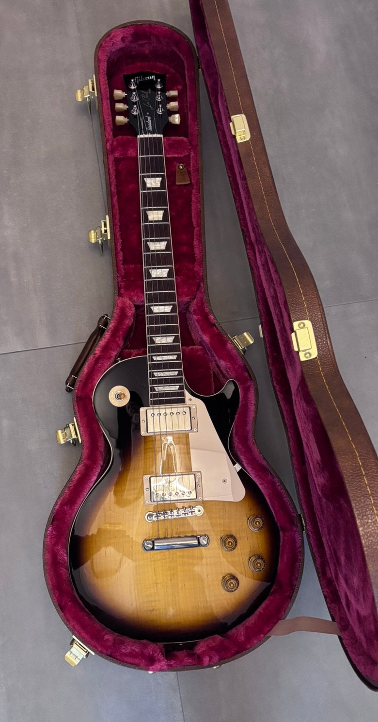 Gibson Les Paul Tobacco Burst 50's Standard met koffer, Muziek en Instrumenten, Ophalen, Zo goed als nieuw, Solid body, Gibson