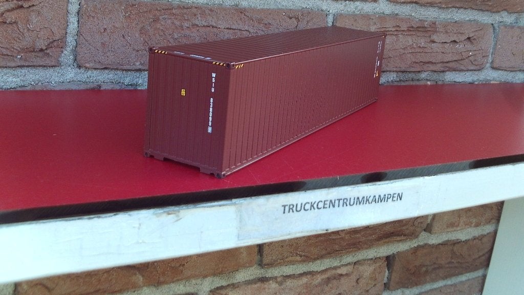 WSI  40  FT  Container  Bruin., Ophalen of Verzenden, Nieuw, Bus of Vrachtwagen, Wsi