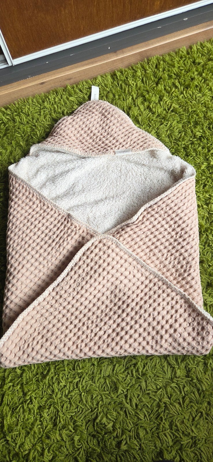 Koeka omslagdoek wafel/teddy, Ophalen of Verzenden, Zo goed als nieuw, 100 cm of meer, Deken