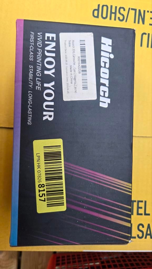 Hicorch Inktcartridge Set - Compatibel met Epson 33XL, Computers en Software, Printers, Nieuw, Printer, Inkjetprinter, Kleur printen
