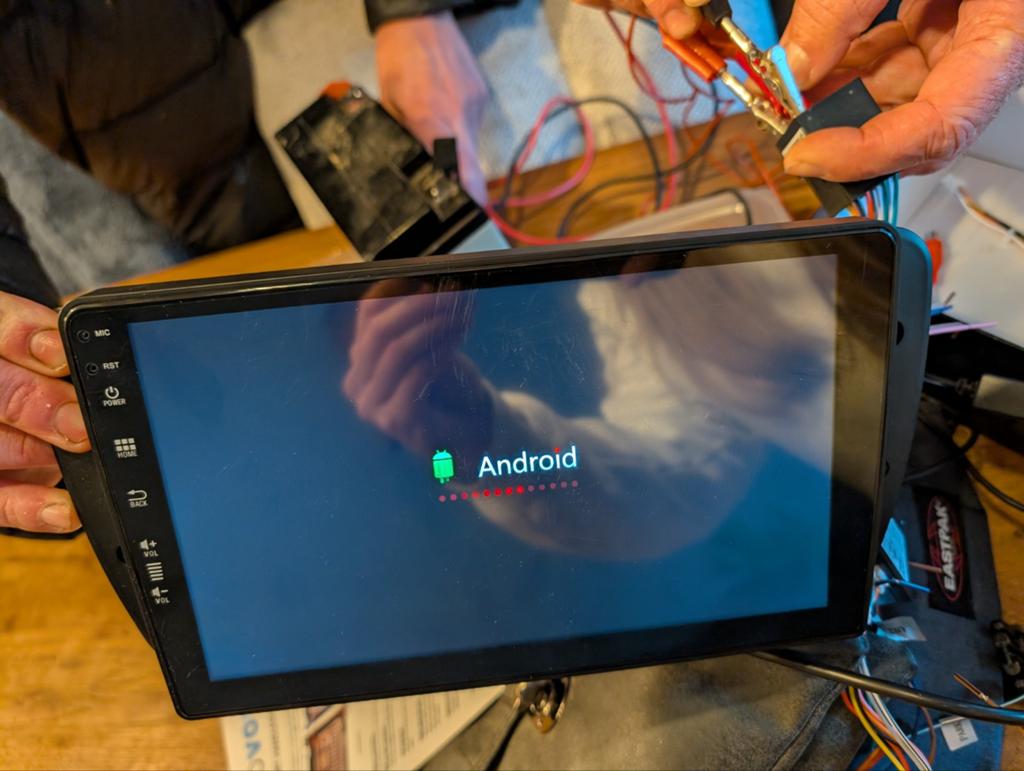 AudioVolt AV-D040Q scherm voor Seat Ibiza, Ophalen, Gebruikt