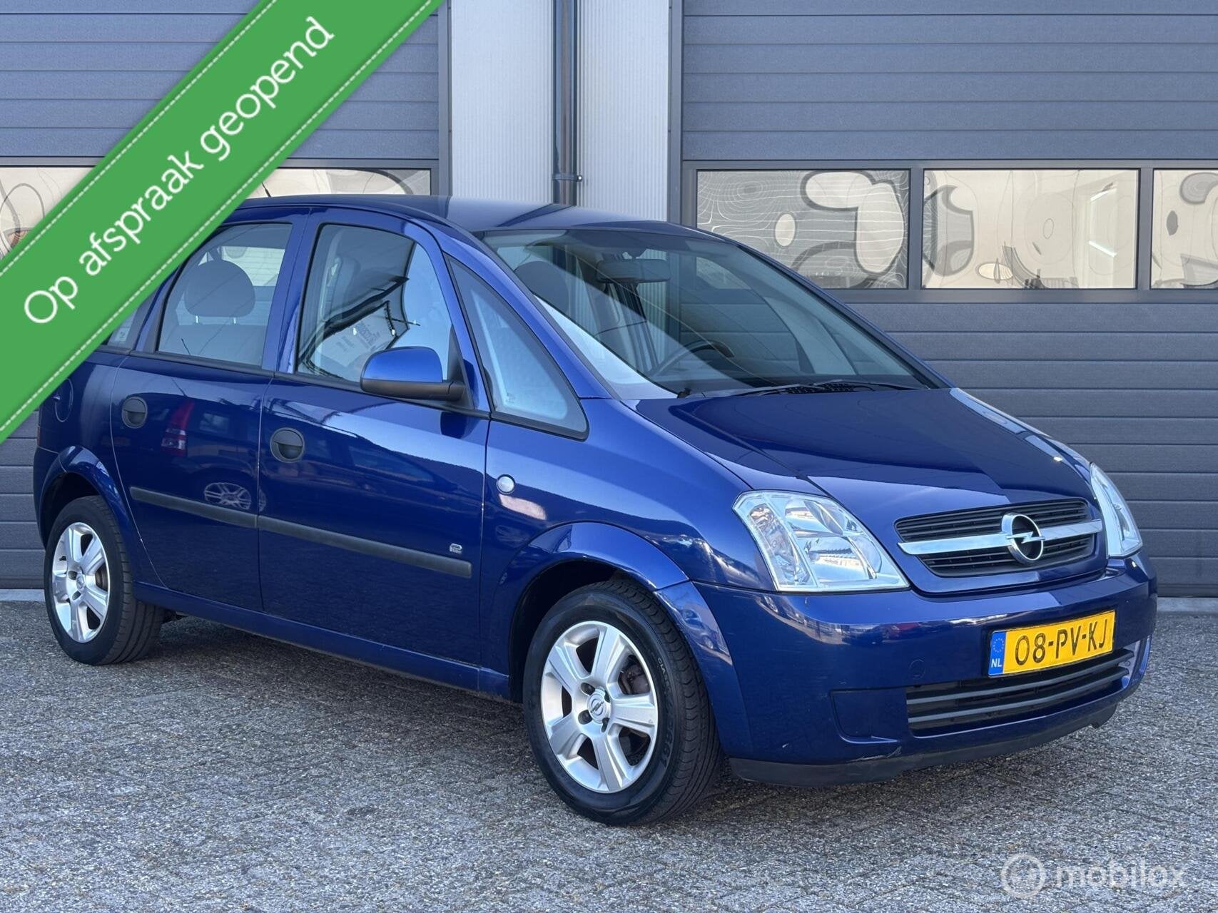 Opel Meriva 1.4-16V Maxx Cool Uitvoering // 78.Dkm Nap, Auto's, Voorwielaandrijving, 4 cilinders, Startonderbreker, Blauw