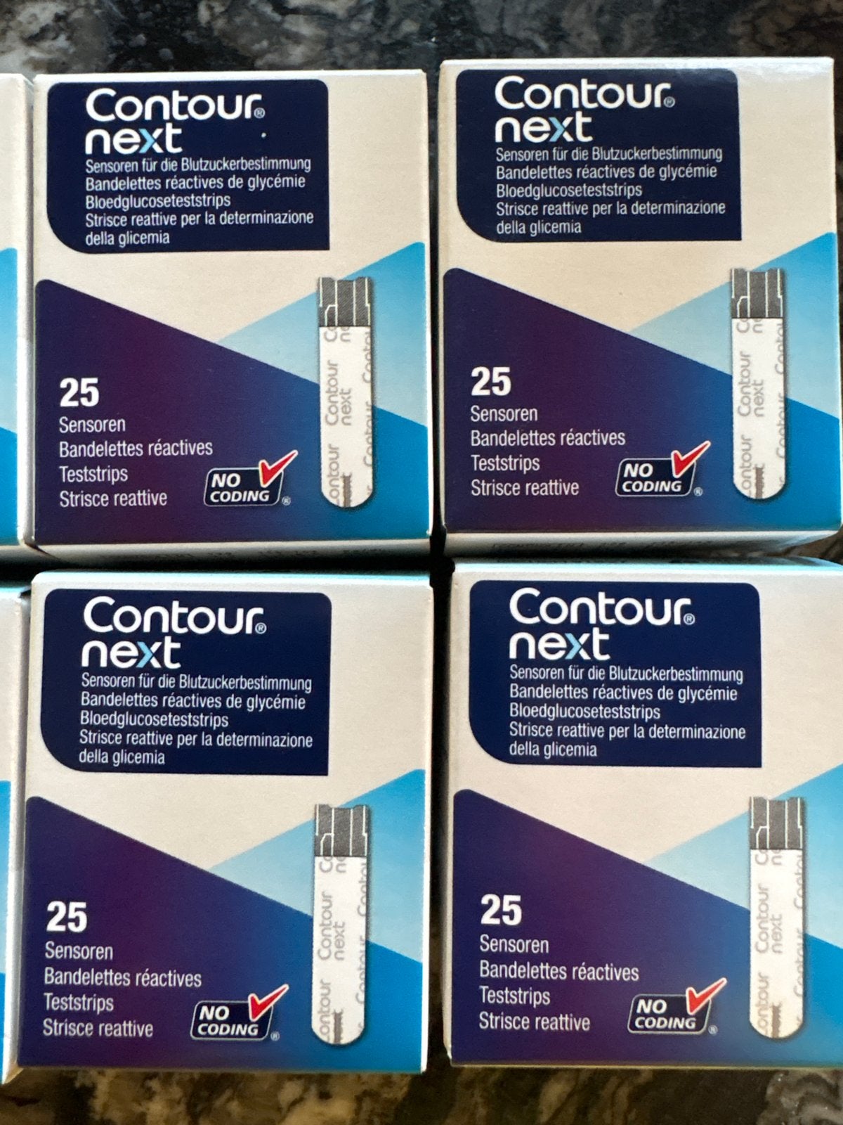 Contour Next Glucose Teststrips - Nieuw (250 stuks), Ophalen of Verzenden, Nieuw