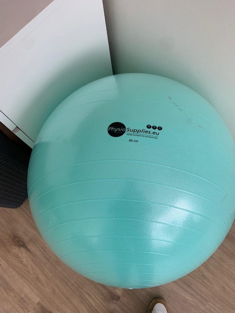 Physio Fitness Fitball 65 cm, Ophalen, Zo goed als nieuw, Fitnessbal