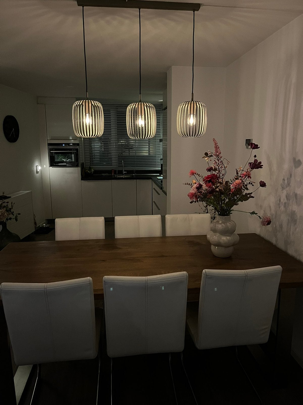 Eglo hanglamp Romazzina 3-licht zandkleur., Ophalen, Zo goed als nieuw