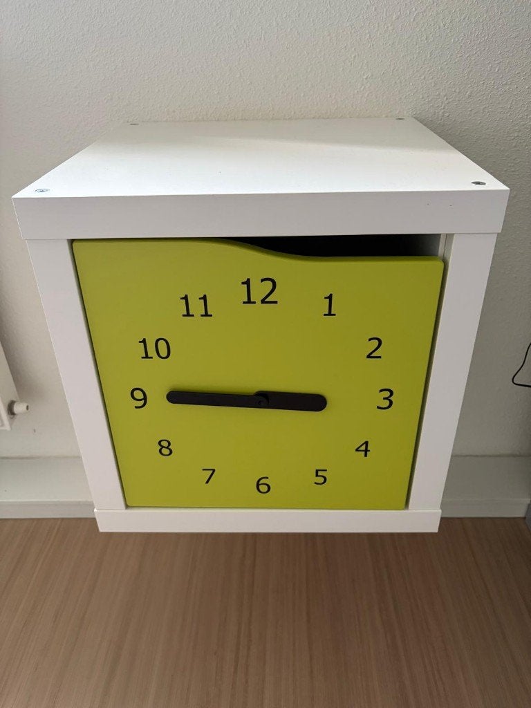 Ikea Kallax deur (groen) met inzet, Huis en Inrichting, Ophalen