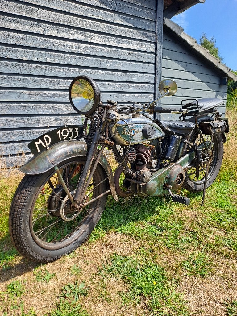 Pre War Magnat Debon 250 MOLG, 1933 met kenteken en patina, 250 cc, Gebruikt, Overig, 11 kW of minder