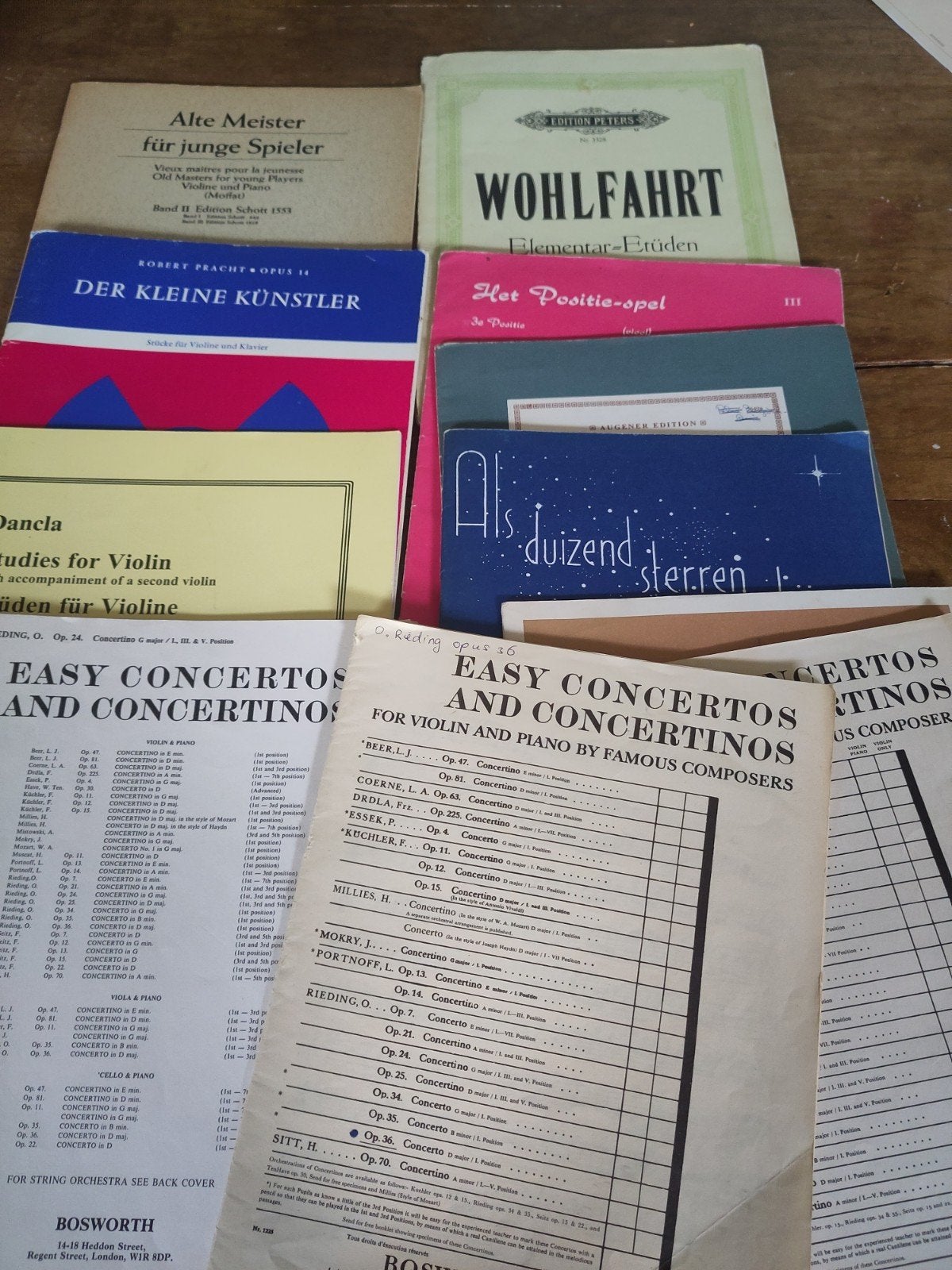 Bladmuziek voor viool, Ophalen of Verzenden, Gebruikt, Les of Cursus, Klassiek