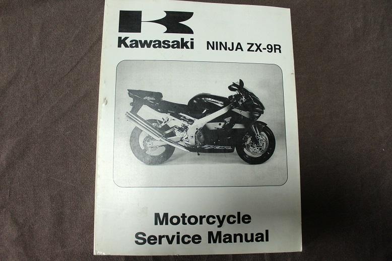 Kawasaki ZX-9R Ninja 2002 motorcycle service manual ZX900-F1, Ophalen of Verzenden, Kawasaki