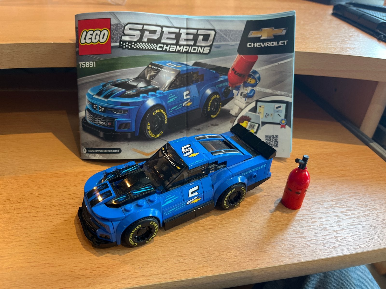 Lego Speed Champions Chevrolet Camaro, Ophalen of Verzenden, Zo goed als nieuw