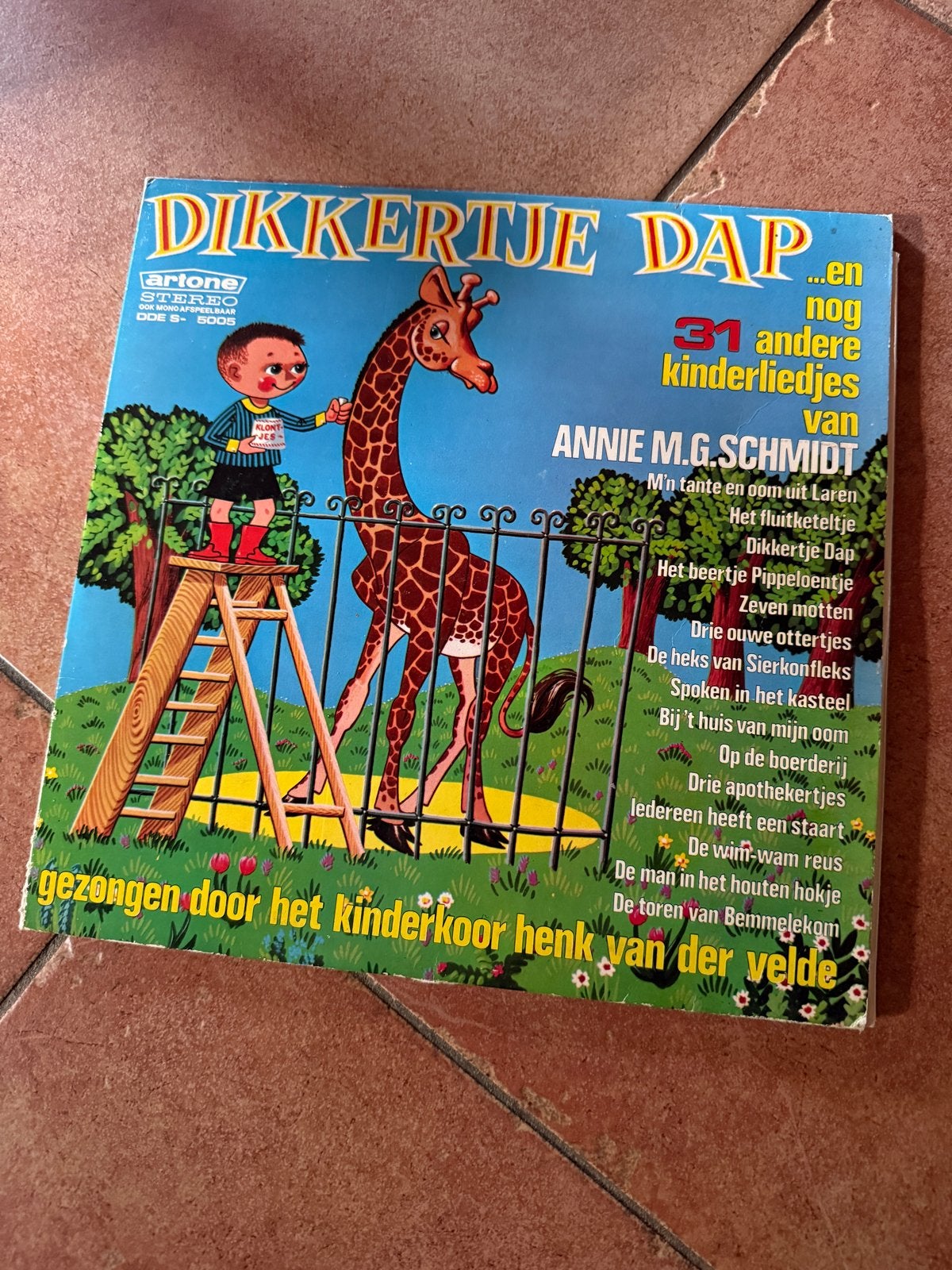 Dikkertje Dap kinderliedjes dubbel lp- Annie M.G. Schmid, Ophalen of Verzenden, Gebruikt