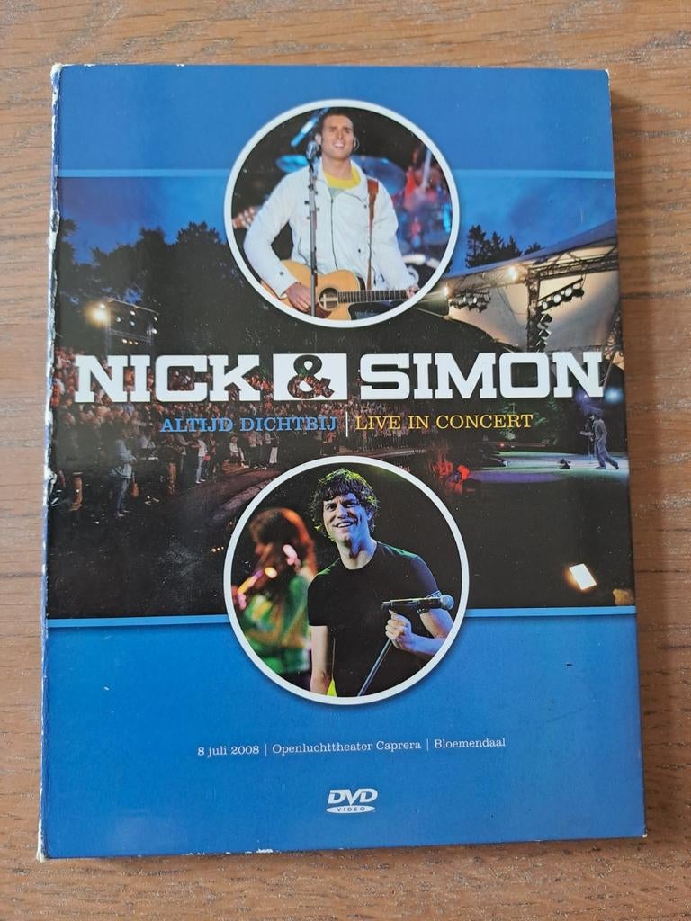 Nick & Simon - Altijd Dichtbij Live in Concert DVD, Alle leeftijden, Ophalen of Verzenden, Gebruikt, Muziek en Concerten