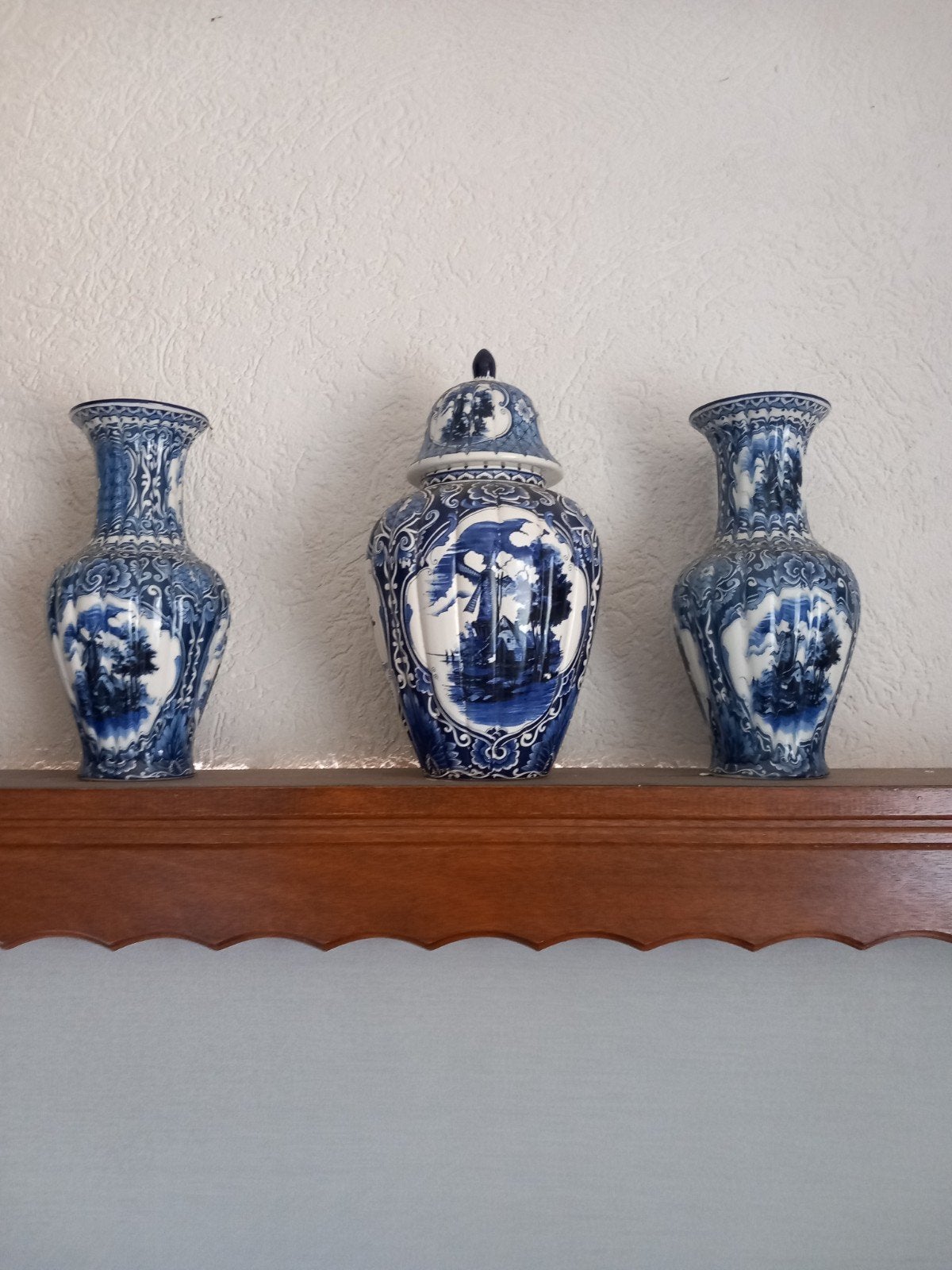 delft blauw kast stel, Ophalen