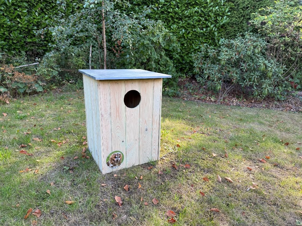 Nestkast voor bosuil, Ophalen, Nieuw