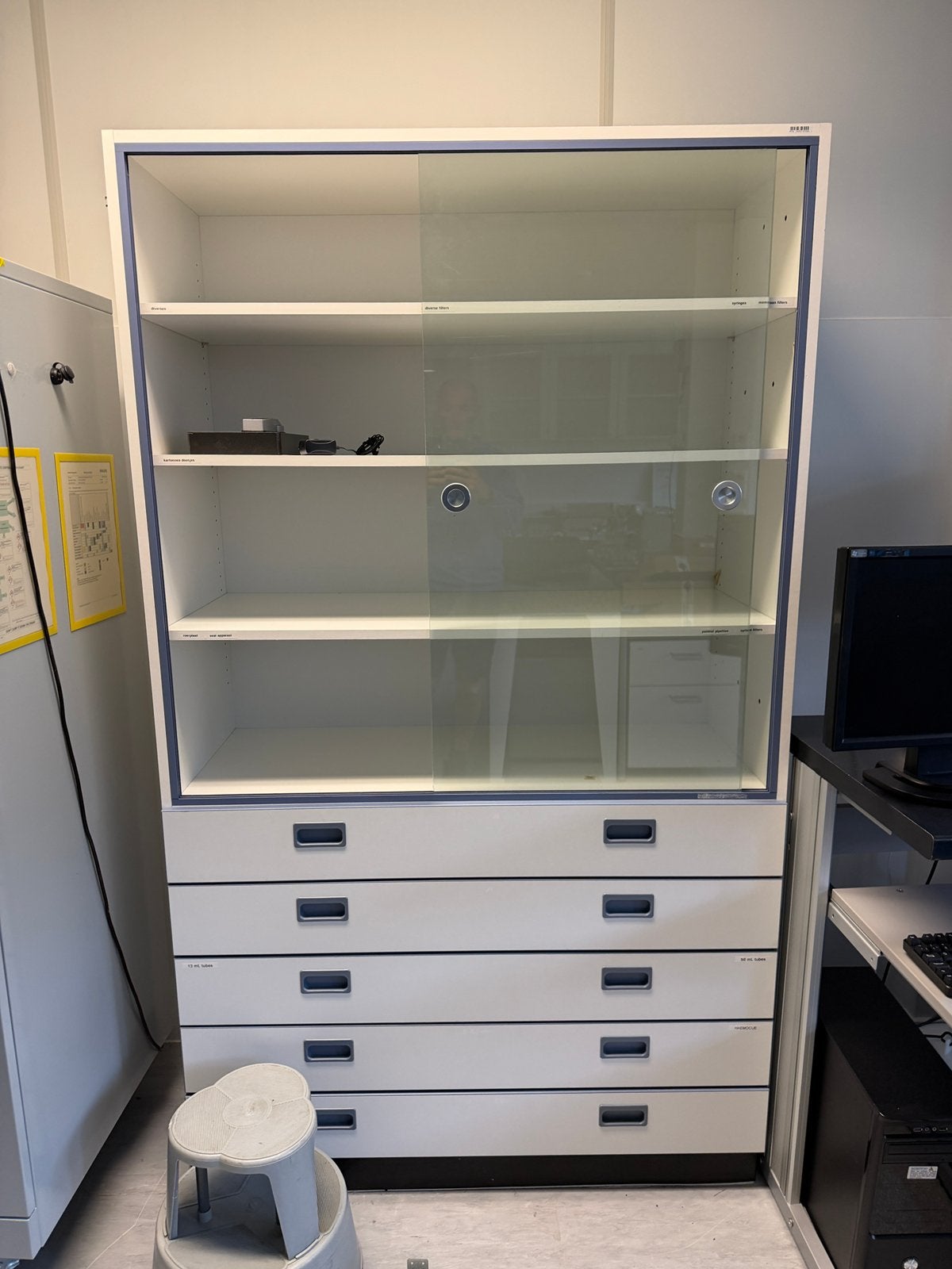 Laboratorium kasten, Zo goed als nieuw, Minder dan 100 cm, 25 tot 50 cm, 50 tot 100 cm
