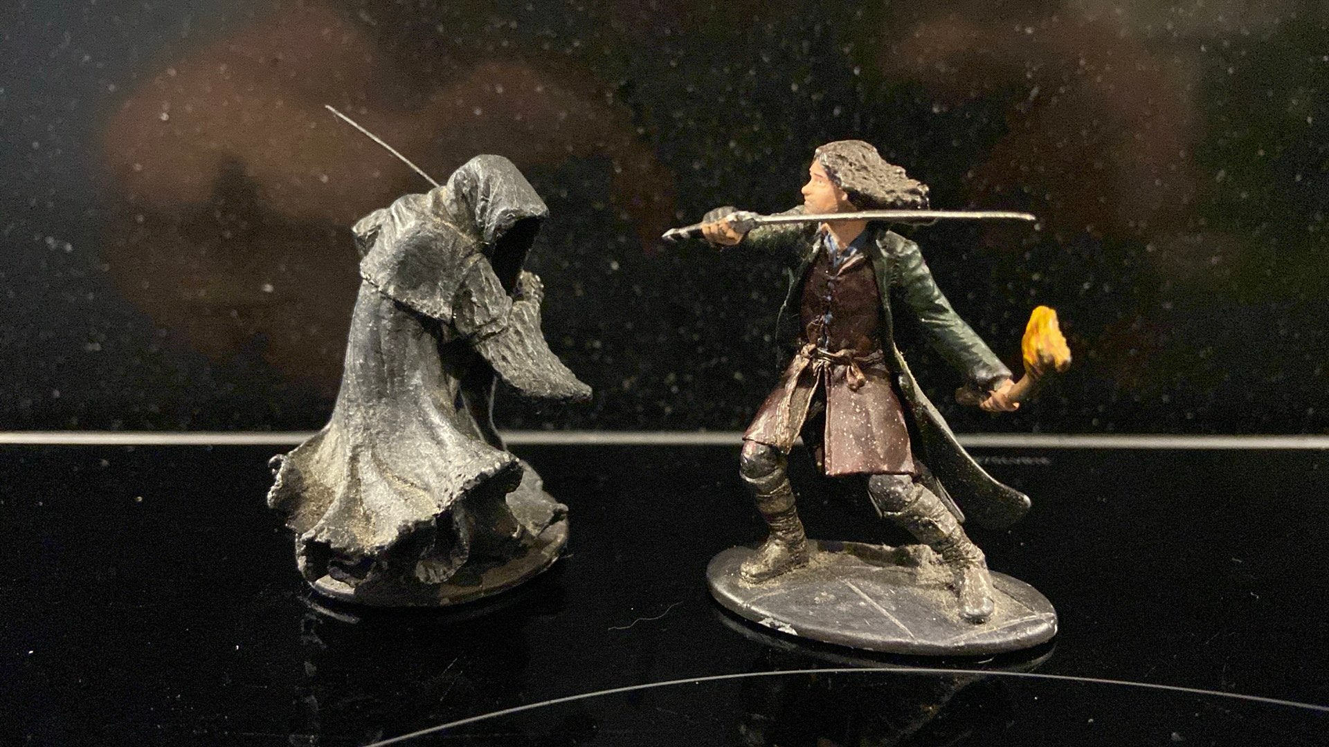 NLP lord of the rings: Aragon/Sam/Frodo/ Nazgul, Ophalen of Verzenden, Zo goed als nieuw
