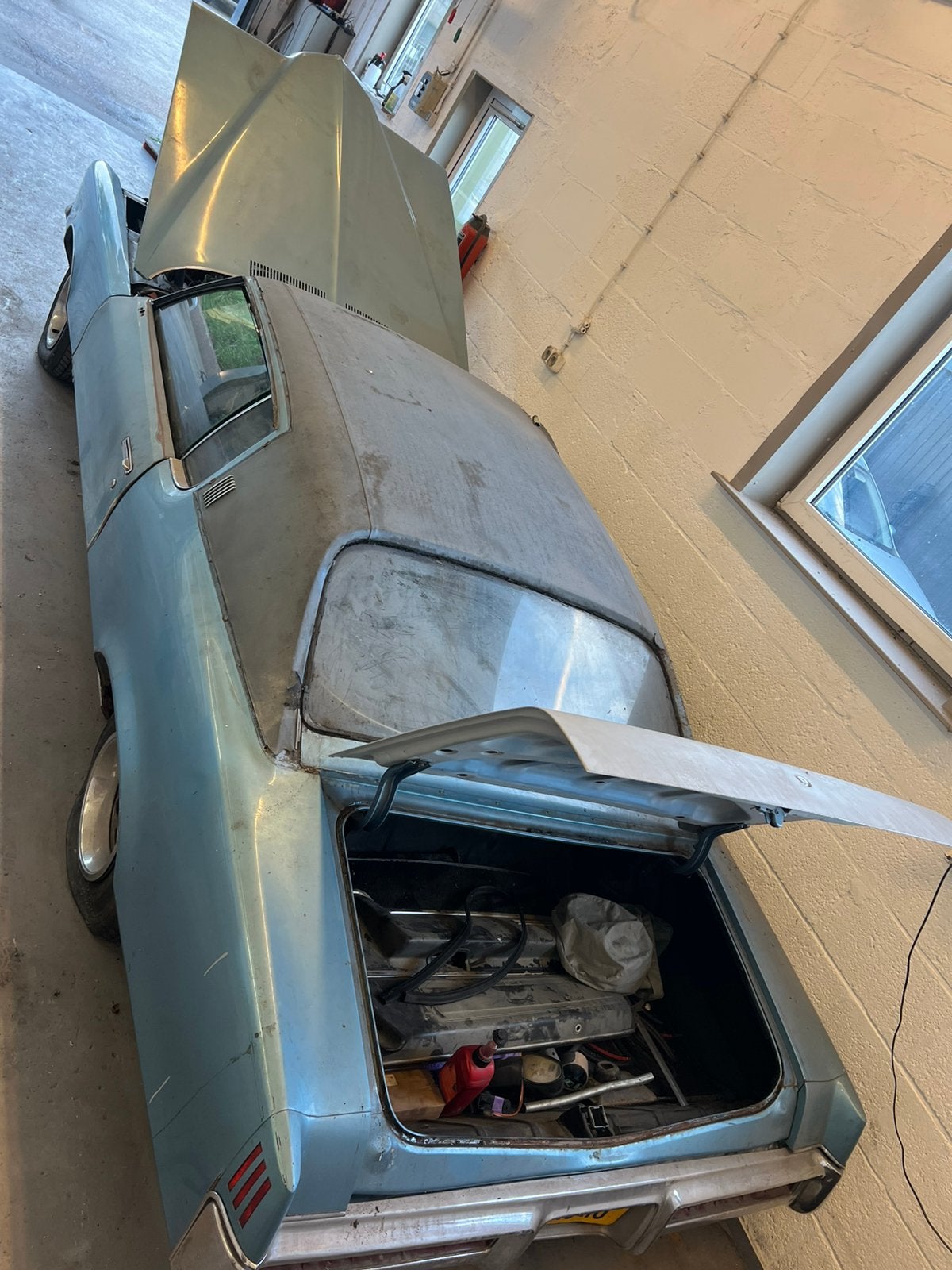 Pontiac Grand Prix 7.0 V8 AUT 1969 Blauw, foto 4