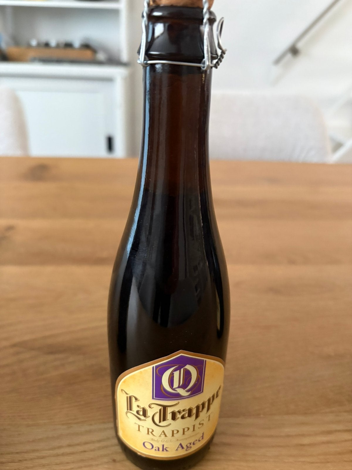 La Trappe Quadruppel oak aged, batch 26, Verzamelen, Biermerken, Ophalen, Zo goed als nieuw, Flesje(s), La Trappe