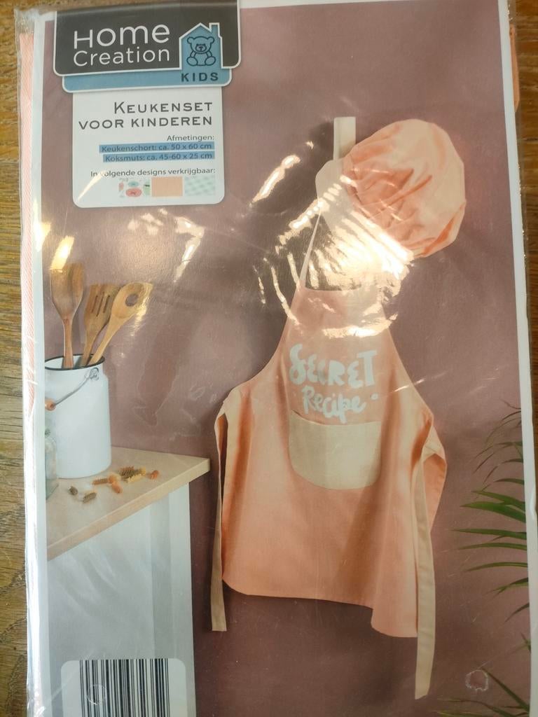 Keukenschort en koksmuts voor kinderen - Home Creation, Kinderen en Baby's, Ophalen of Verzenden, Nieuw