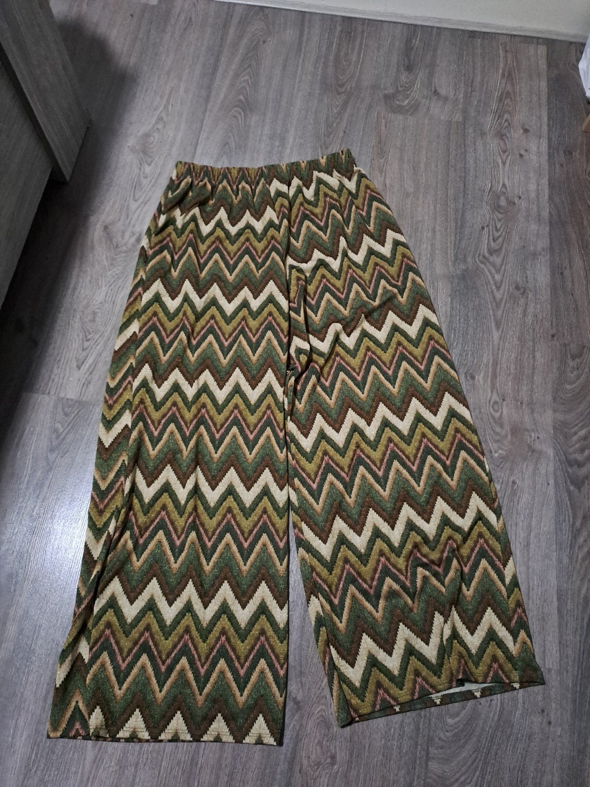 Wide leg maat 48/50, Meerkleurig, Nieuw, Ophalen of Verzenden, Broek of Spijkerbroek