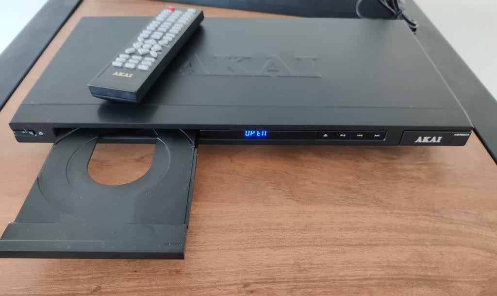 Akai AD200H/1 DVD /CD Speler met Afstandsbediening, Audio, Tv en Foto, Dvd-spelers, Ophalen of Verzenden, Zo goed als nieuw, Dvd-speler