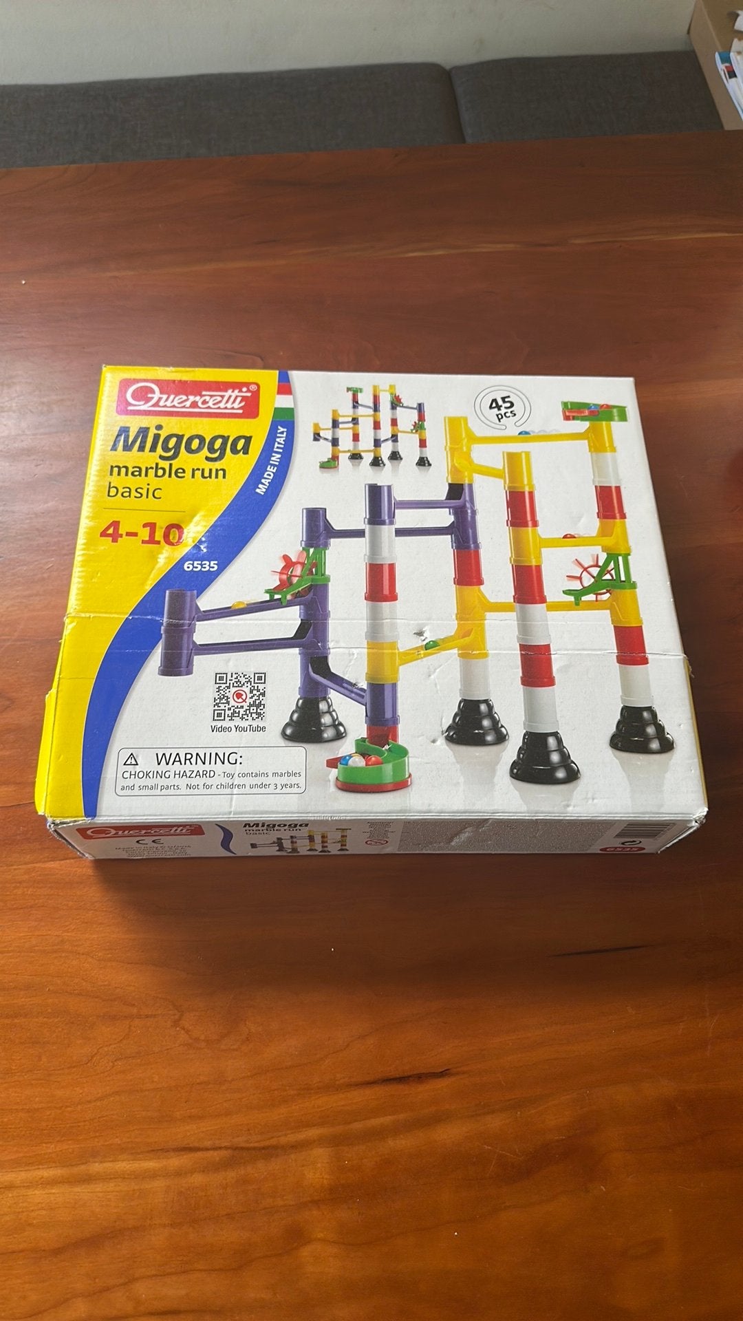 Bas marble run Migoga, Ophalen, Gebruikt