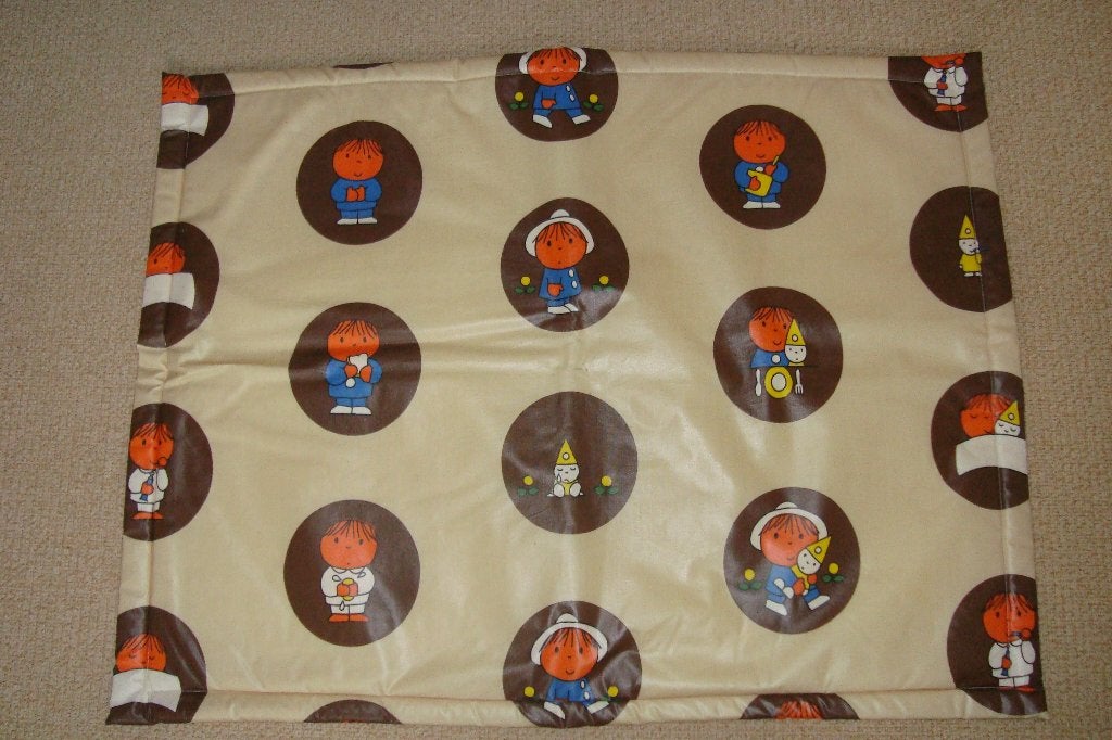 Box kleed jaren 70 zie foto's, Kinderen en Baby's, Boxen, Ophalen of Verzenden, Gebruikt, Rechthoekig, Boxkleed