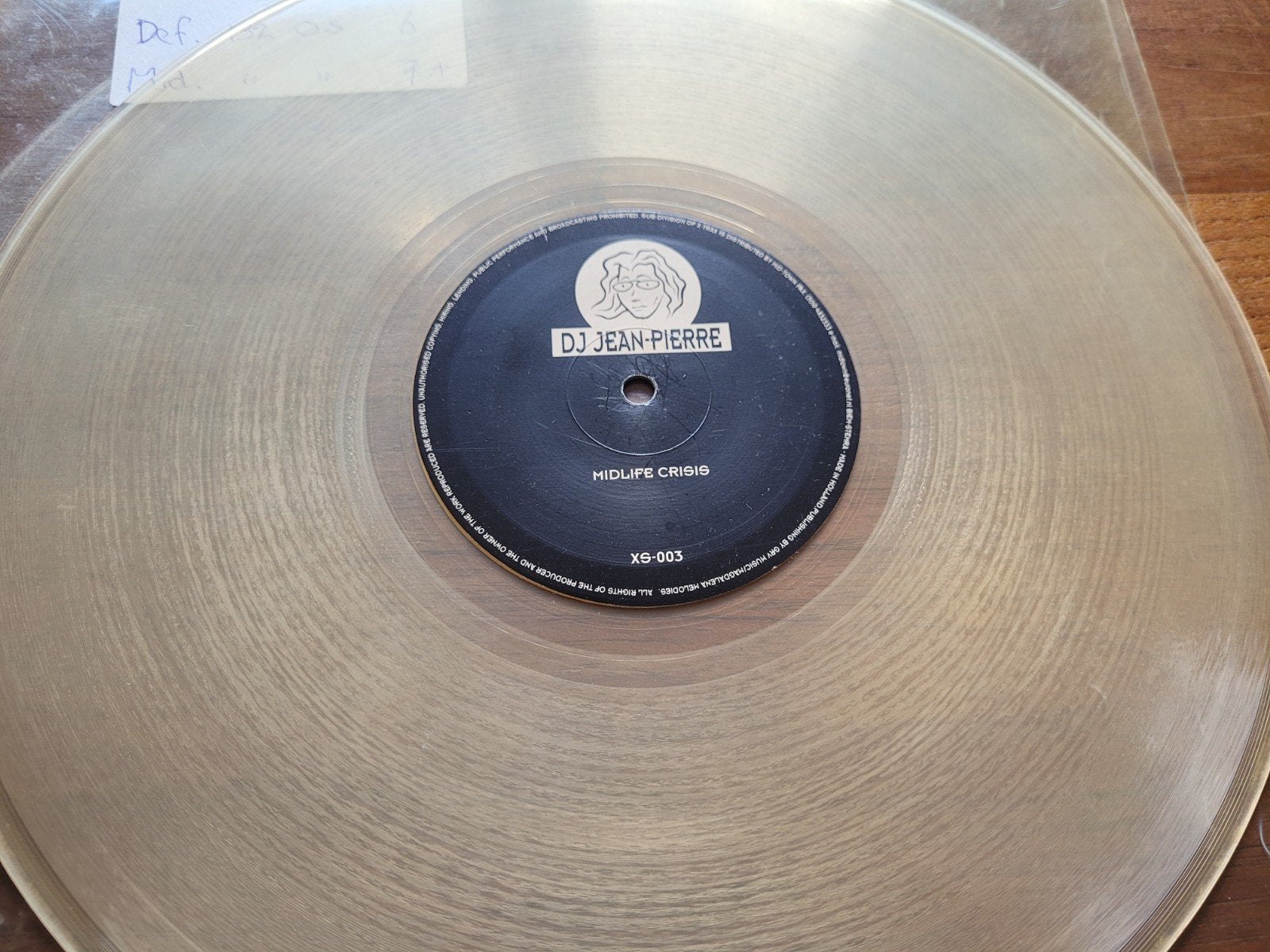 1996 Techno Vinyl DJ Jean-Pierre, DJ Groovehead, Cd's en Dvd's, Colored vinyl, Gebruikt, Ophalen of Verzenden, Techno