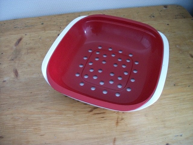 Tupperware Allegra Multi Schaal ( fruit, sla, vergiet enz ), Ophalen of Verzenden, Gebruikt, Schaal
