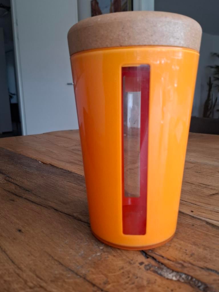 Omada design Ecoliving voorraadpot, Ophalen of Verzenden, Oranje