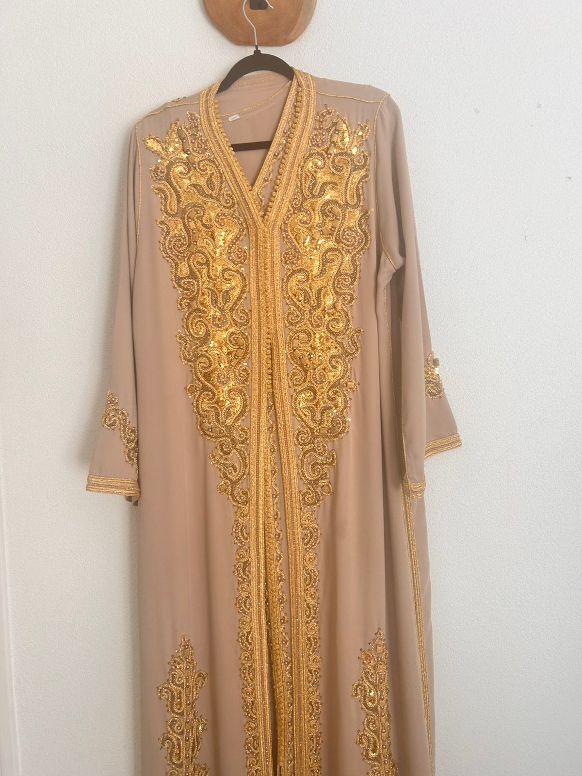 Prachtige 2 delige takchita lebsa Marokkaanse jurk l/xl, Ophalen of Verzenden, Zo goed als nieuw, Maat 46/48 (XL) of groter, Overige typen