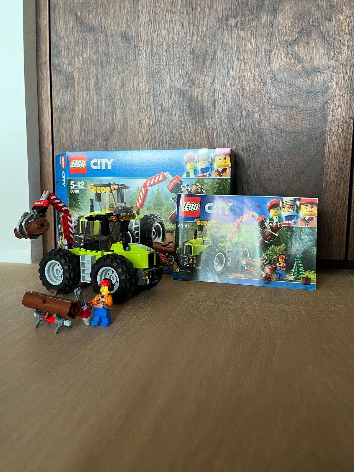 LEGO City 60181 Bosbouwtractor met houthakker, Compleet, City, Lego, Ophalen of Verzenden
