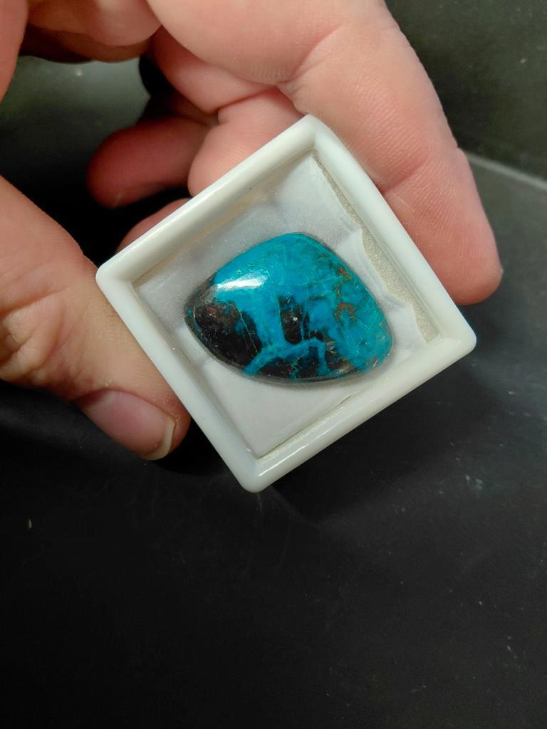 Vrije vorm geslepen chrysocolla, Sieraden, Tassen en Uiterlijk, Edelstenen, Ophalen of Verzenden, Nieuw