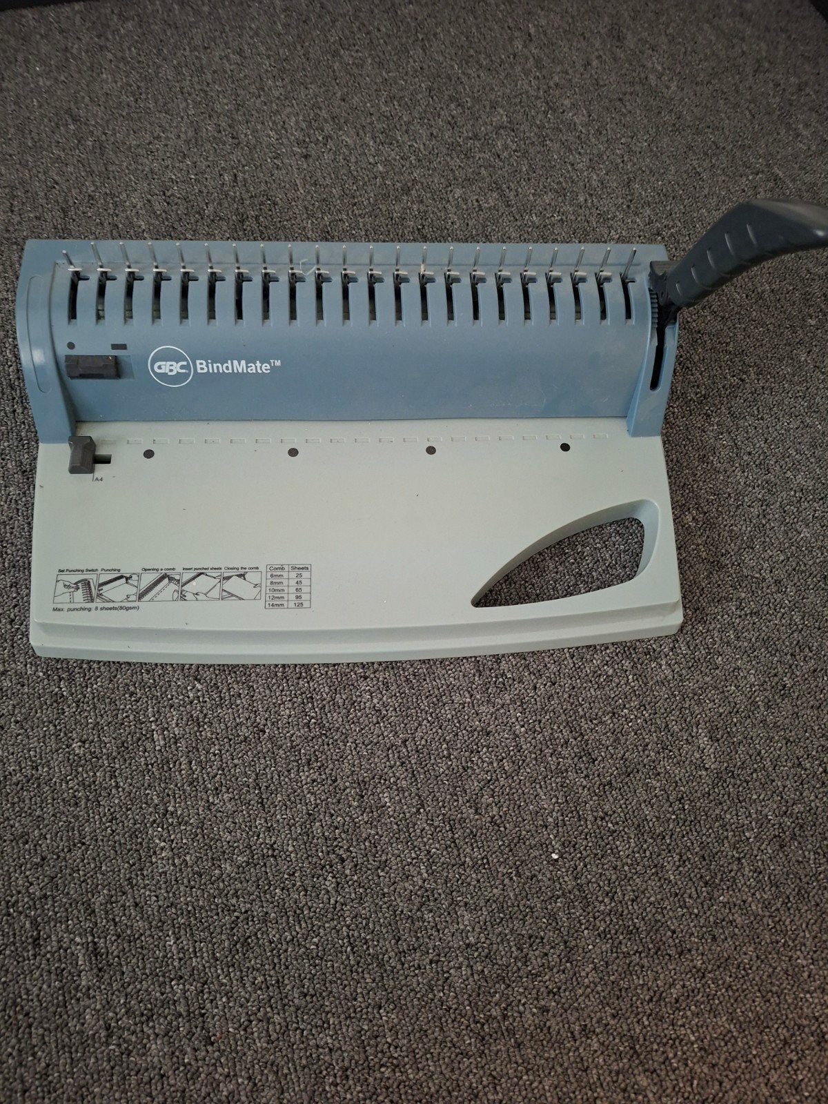 GBC BindMate Bindmachine met bindruggen, Ophalen of Verzenden, Gebruikt