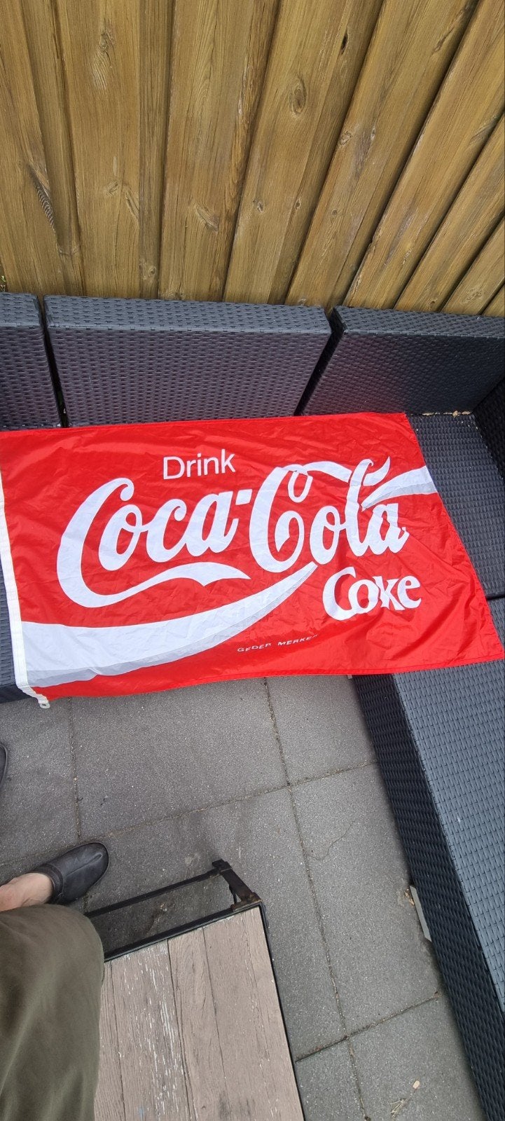 Coca-Cola Vlag - Decoratieve Reclamevlag, Ophalen of Verzenden