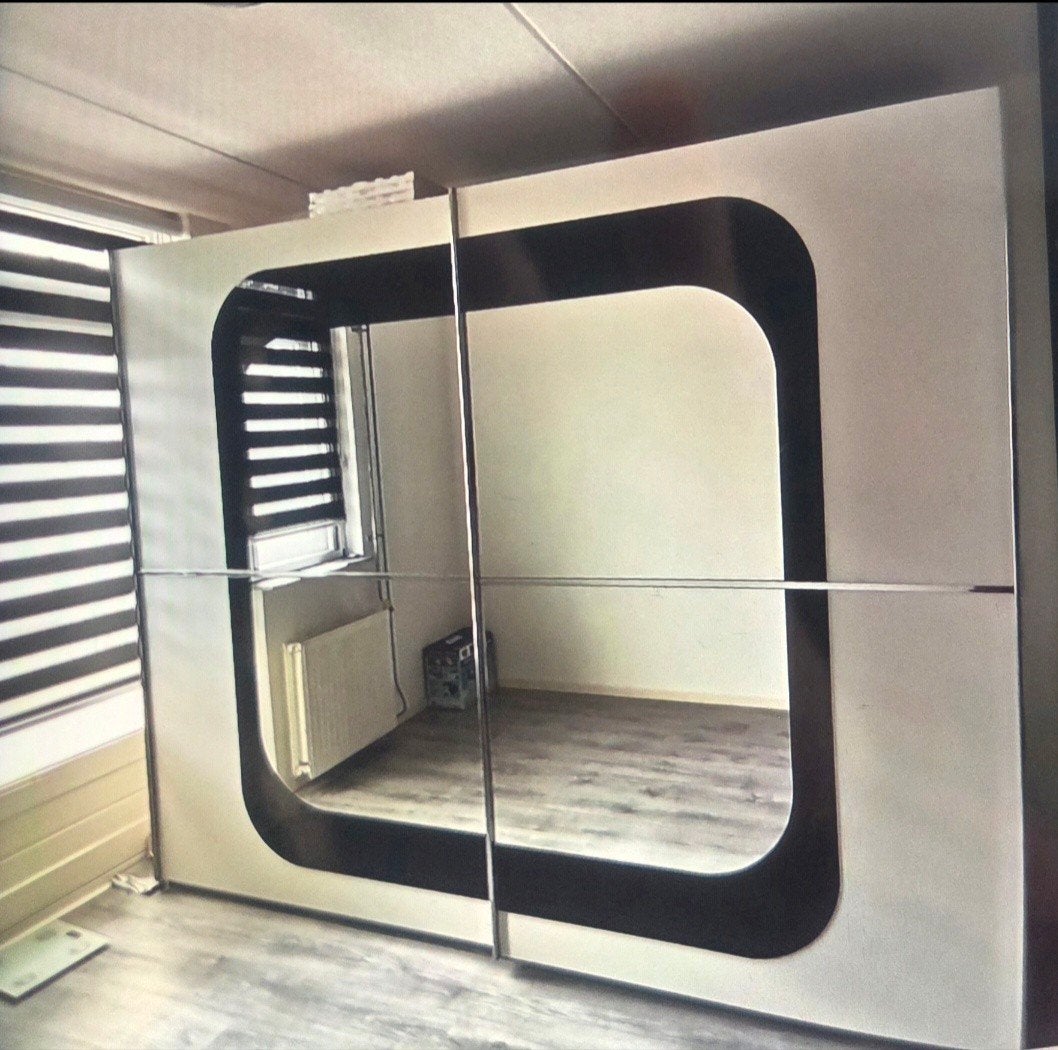 Moderne Schuifdeurkast 220x270x69 cm, Huis en Inrichting, Kasten | Kledingkasten, Ophalen