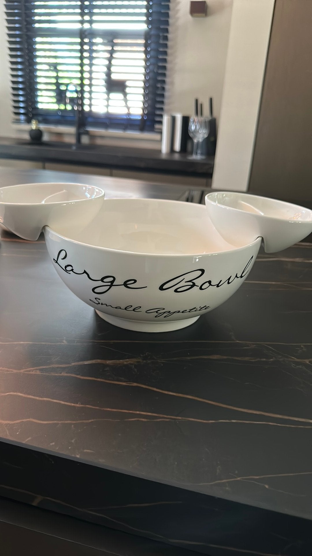 Riviera maison large bowl, Ophalen of Verzenden, Overige stijlen, Glas, Schaal of Schalen