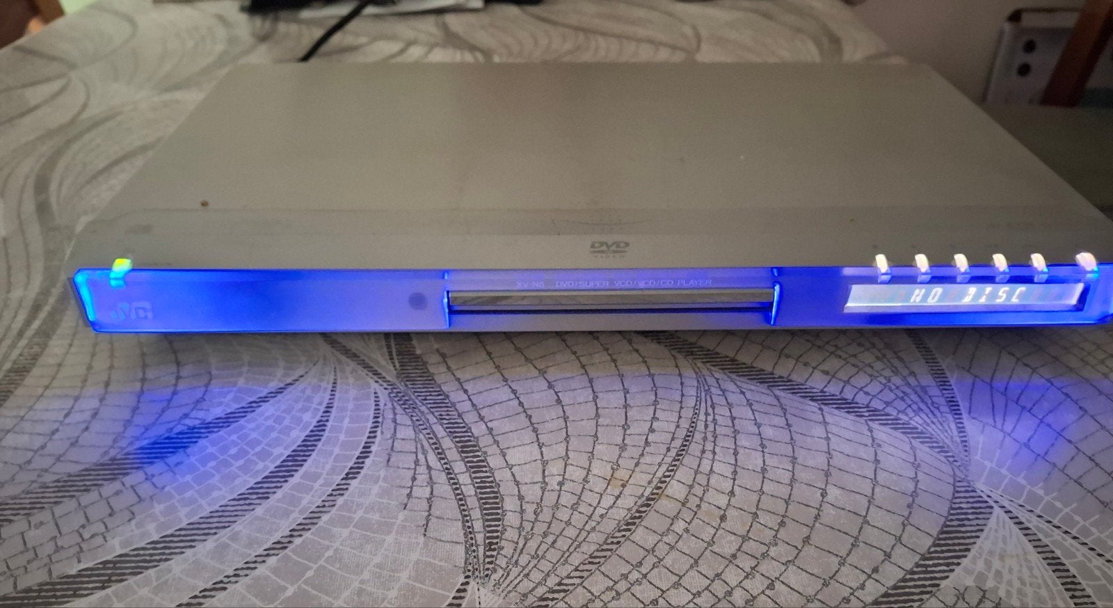 JVC DVD-speler met afstandsbediening en kabel, Audio, Tv en Foto, Ophalen of Verzenden, Gebruikt, Dvd-speler, JVC