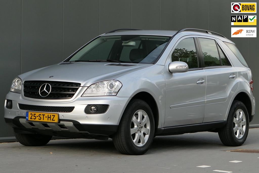Mercedes-Benz M-klasse 350 Youngtimer NAP 80.000km Uniek Luc, Auto's, Mercedes-Benz, Automaat, Gebruikt, Leder en Stof, Origineel Nederlands