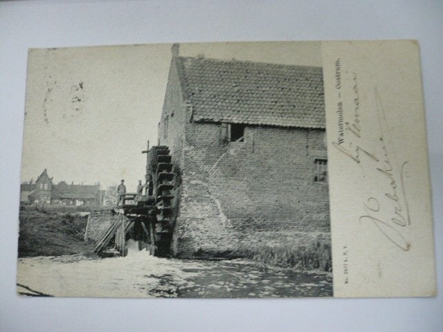 oostrum bij venray watermolen gelopen ca. 1906, Verzenden, Voor 1920, Gelopen, Limburg