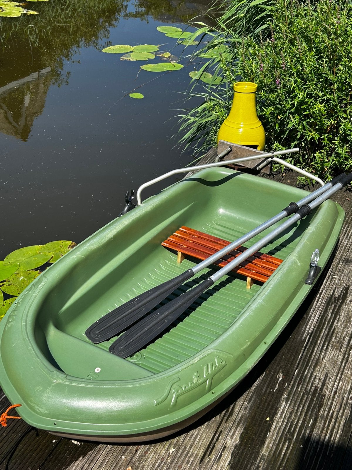 BIC bootje met roeidollen, peddels, bankje en touw, Ophalen, Zo goed als nieuw, Overige typen
