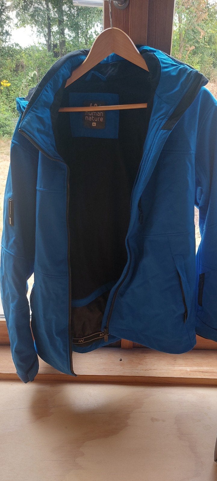 Outldoor blauwe gevoerde jas Human Nature XL, Ophalen of Verzenden, Zo goed als nieuw, Blauw, Human Nature