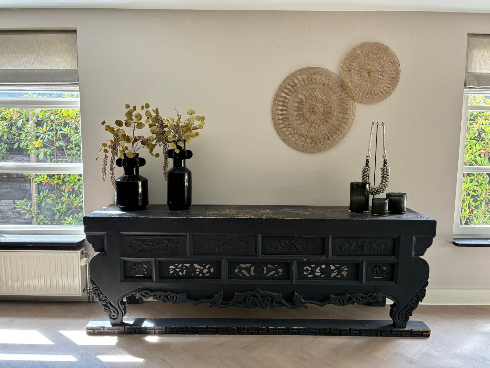 Prachtig groot dressoir looiershuis !!, Ophalen, Zo goed als nieuw