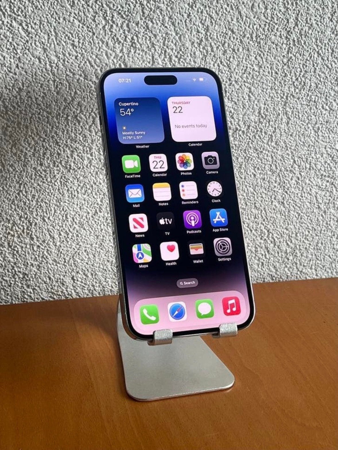 Foto 9 van Apple iPhone 14 Pro 128GB Zilver - Zo goed als nieuw