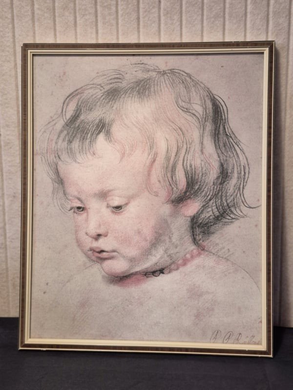 Peter Paul Rubens tekening: Nicolaas, Antiek en Kunst, Ophalen of Verzenden